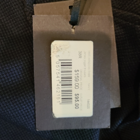 CCO⬇️ HOST PICK Ted Baker London NWT men's navy Jersey Jogger Trousers - Picture 14 of 14